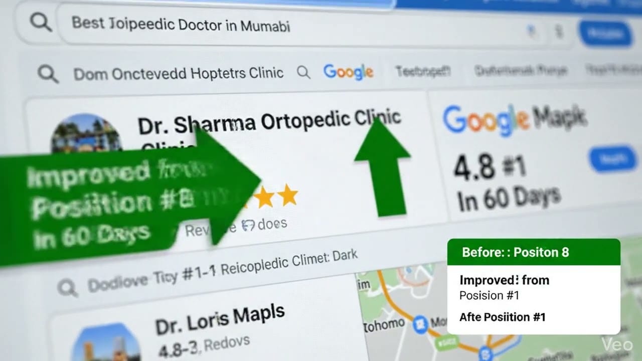 Doctor Website ranking with GMB and Map Backlinks