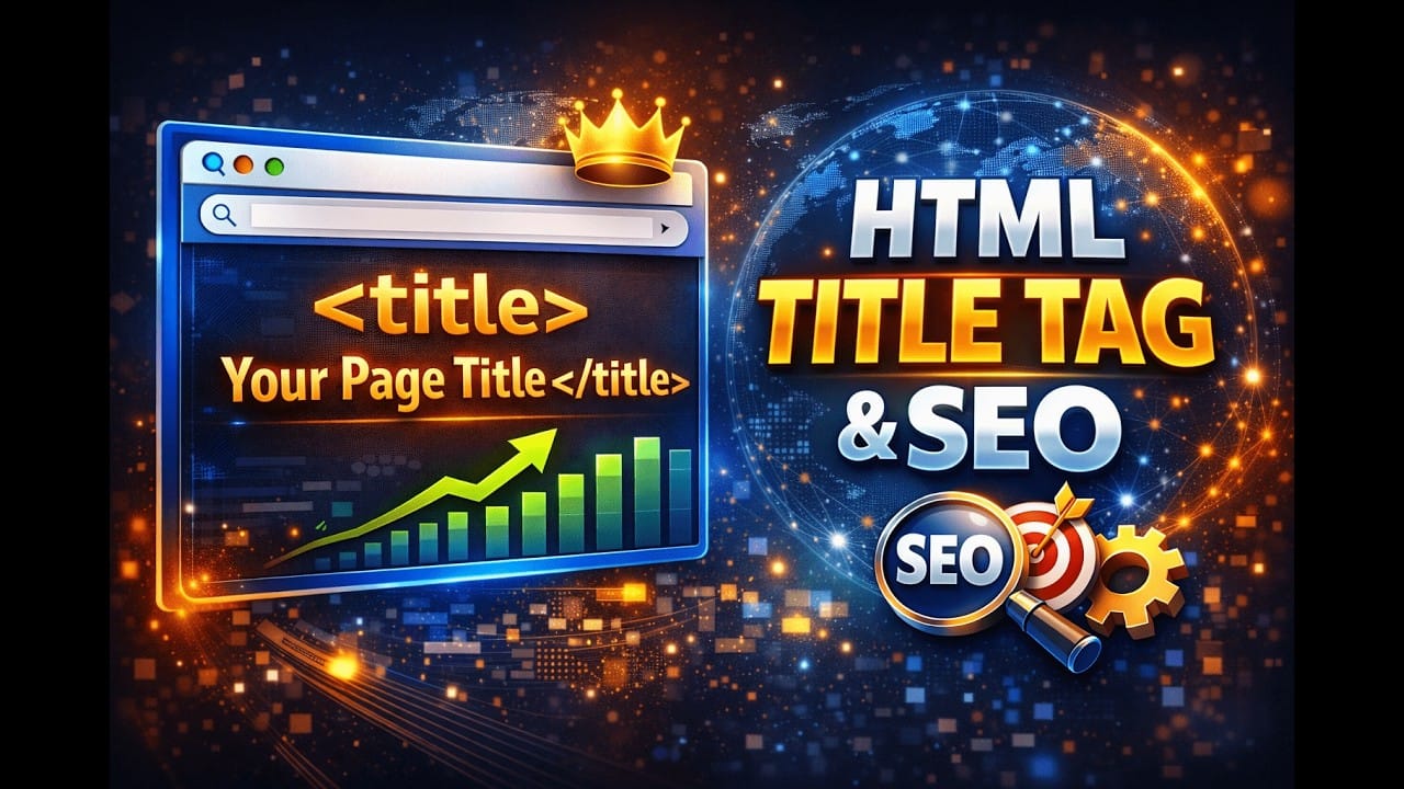 HTML Title Tag & SEO Explained in Hindi Urdu | Improve Website Ranking with Proper Page Titles