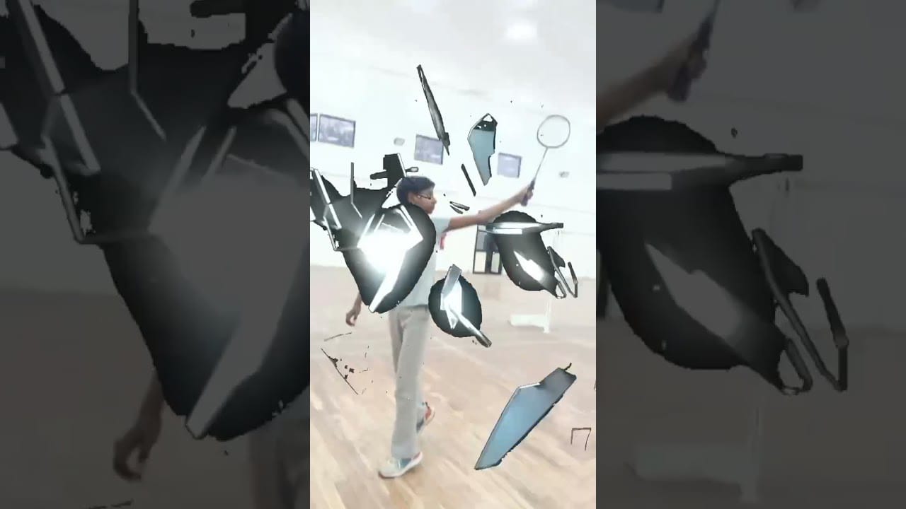 badminton backhand #shorts