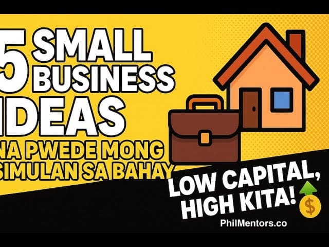 Small Business Ideas at Home na Pwede Mong Simulan 💼 | Low Capital, High Kita!”