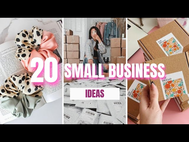 20 Small Business Ideas You Can Start from Home | Fun, Creative & Profitable💡🌸