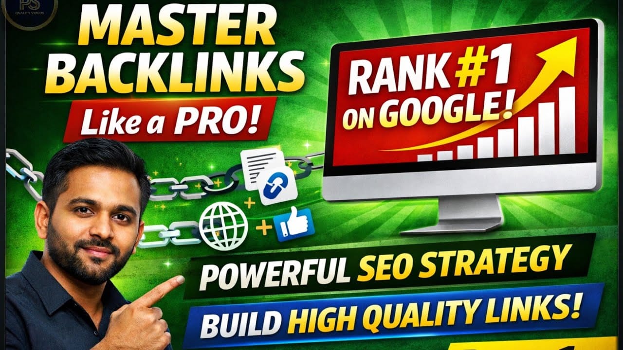 Backlinks SEO Tutorial (Part 1) | How to Build High Quality Backlinks & Rank #1 on Google