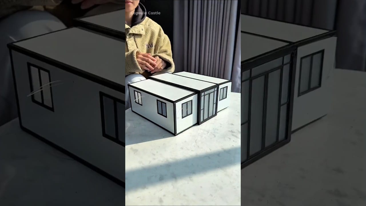 A house that unfolds in minutes 🏠📦