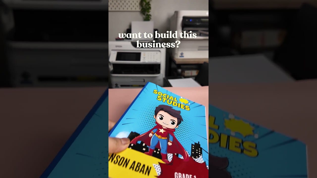 build notebook making business  #gracefulhomeschooling #smallbusiness #homebusiness