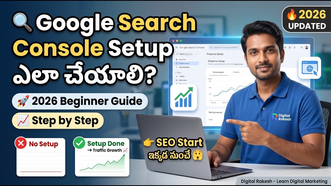 How to Set Up Google Search Console for Your Website | Step by Step Beginner Guide