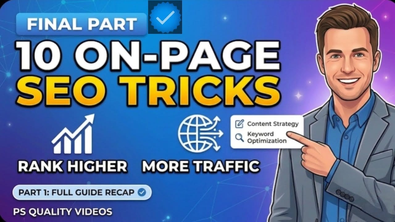 🔥 10 On-Page SEO Tricks to Rank #1 (Final Part Masterclass) 🔥