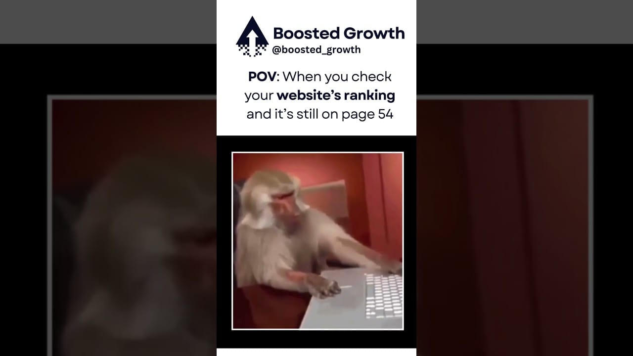 “My website ranking is so low, it needs its own search engine.”#businessgrowth  #business #marketing