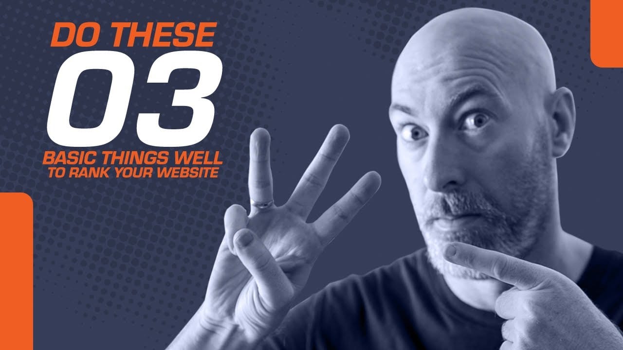 3 basic Things To Get Your Website Ranking – RIGHT NOW!