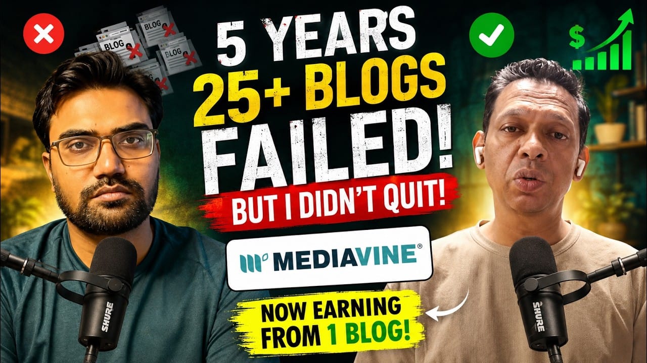 25 Blogs FAILED – 5 Years of Blogging Failures… | How to Earn Money From Blogging in 2026
