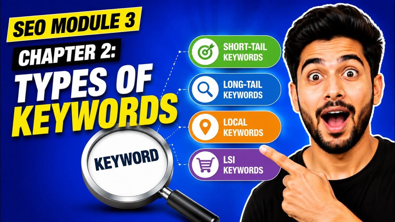 SEO Module 3 Chapter 2: Types of Keywords
