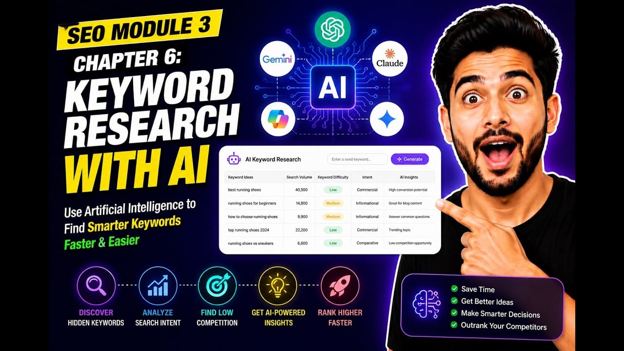 SEO Module 3 Chapter 6: Keyword Research with AI