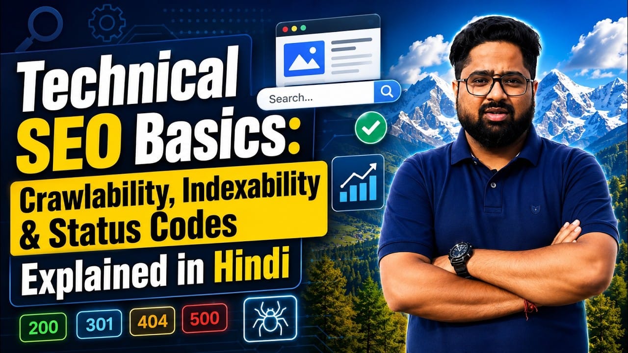 Technical SEO Kya Hota Hai | Crawling, Indexing Aur HTTP Status Codes Beginners Guide