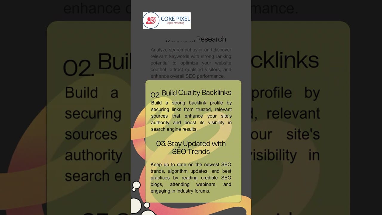 Core Pixel Solution SEO Service  #core