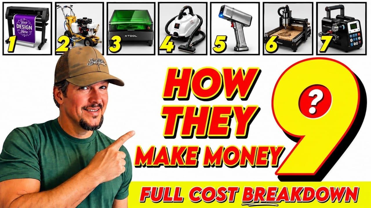 9 Machines That Actually Turn Into $10,000/Month Businesses