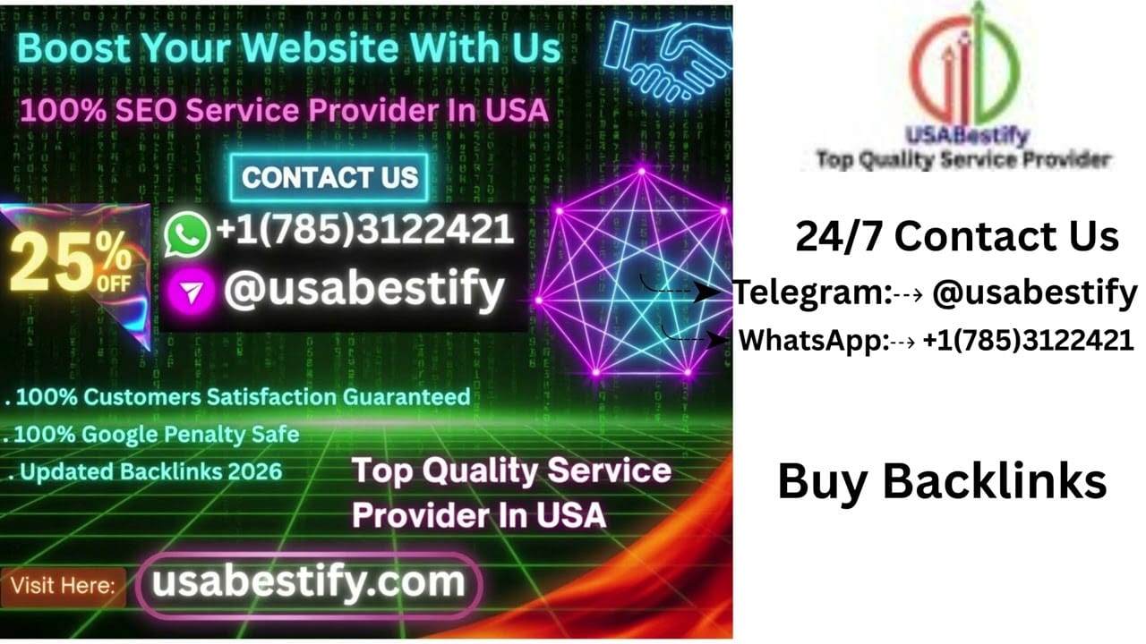 Buy Backlinks USA 2026
