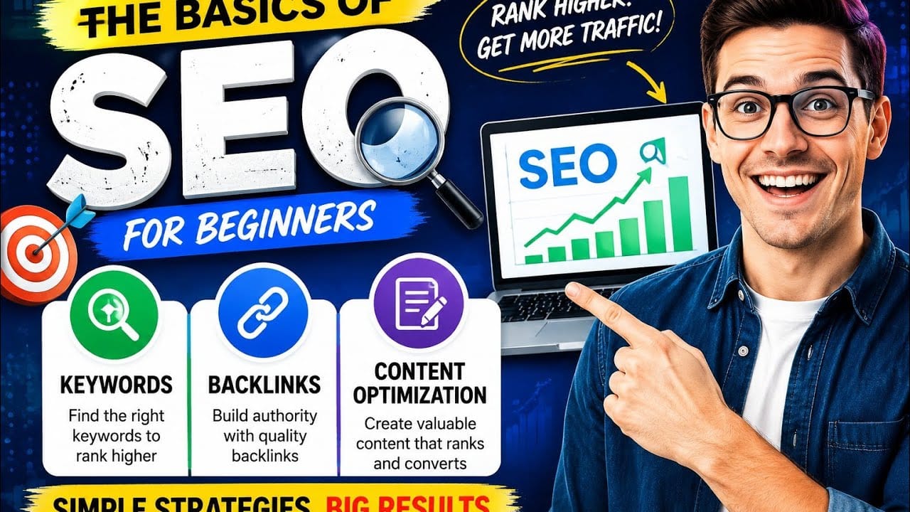 The basics of SEO: Understanding keywords, backlinks, and content optimization.