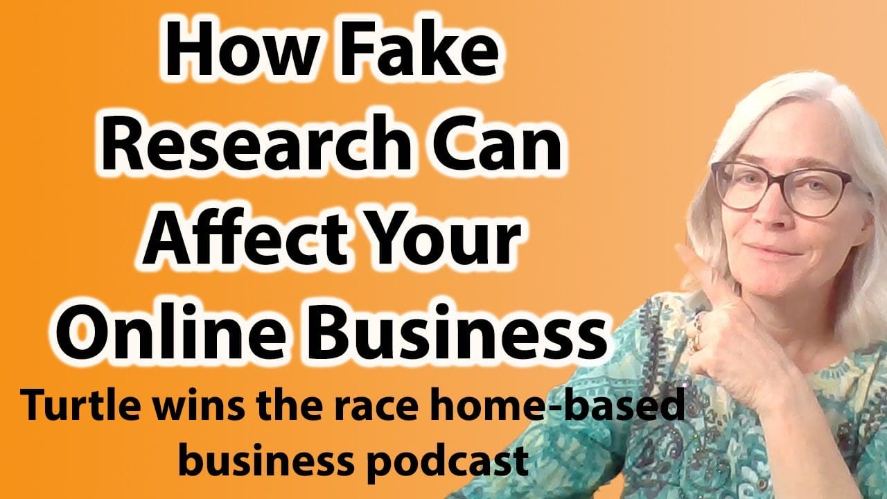 Falsifying research and how it can affect your online business. Home-based business podcast