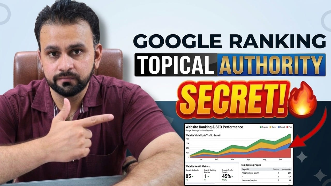 Build Topical Authority & Rank Higher on Google 🔥 Website Ranking Kaise Kare | SEO Hindi Guide 2026