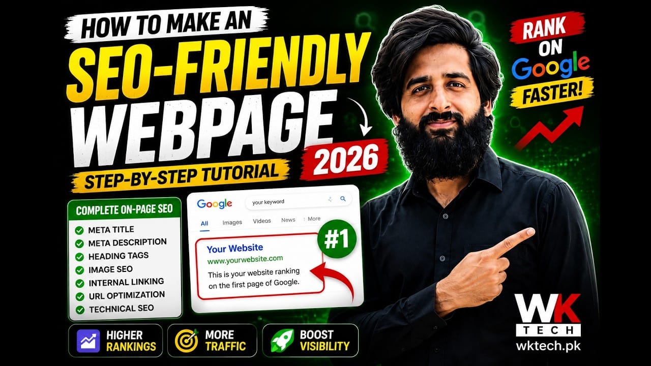 How to Make an SEO-Friendly Webpage That Ranks on Google | Step-by-Step Guide