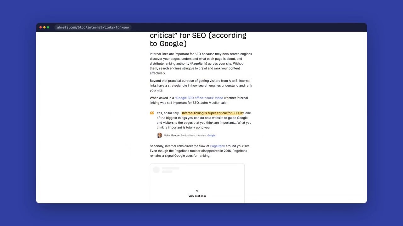 Internal Links: The Only Website Ranking Factor You Fully Control
