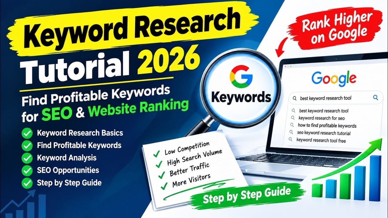 Keyword Research Tutorial 2026 | Find Profitable Keywords for SEO & Website Ranking