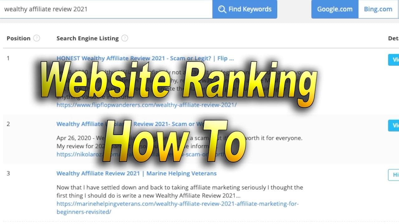 How to Find Keywords for Website Ranking