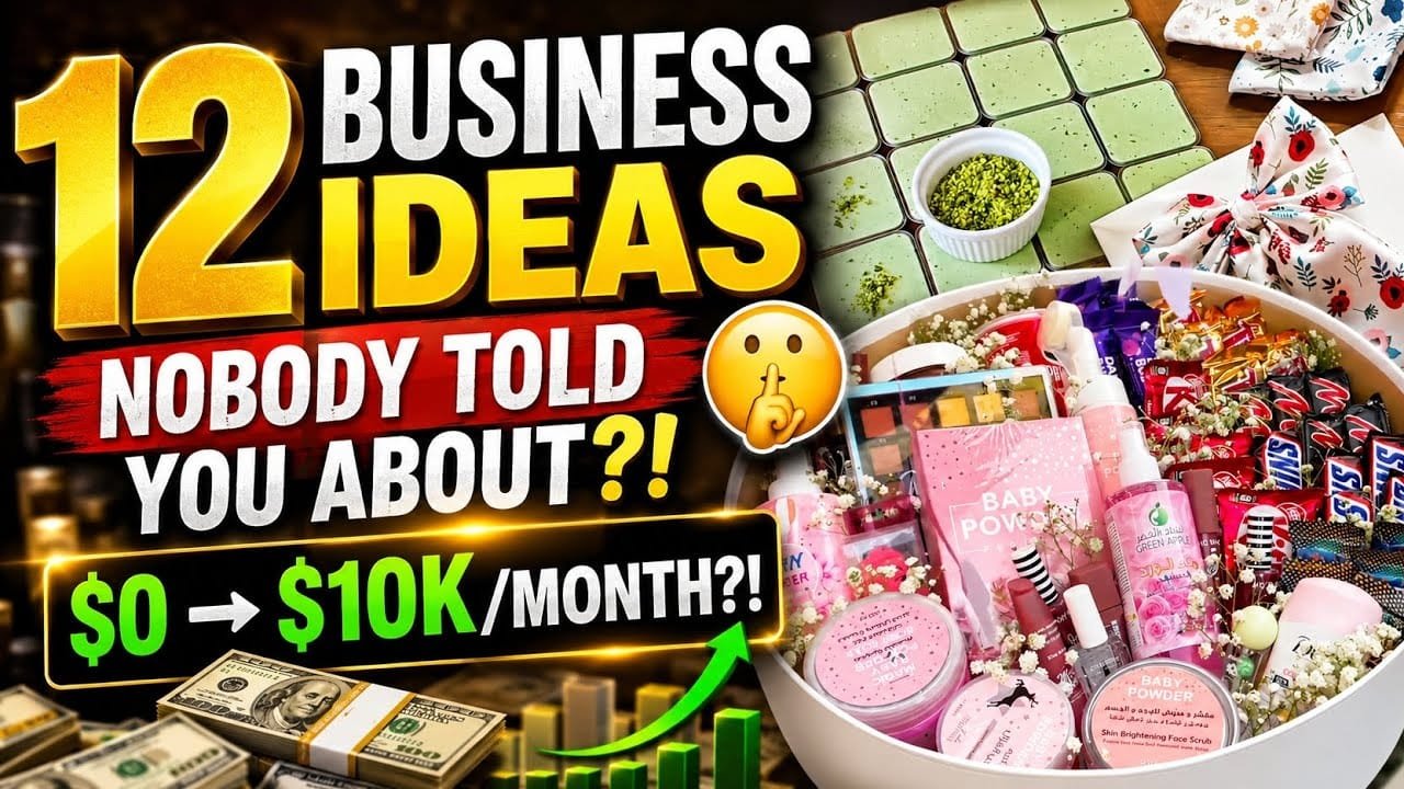 12 Small Home Businesses Making $10K/Month No Shop | No Office Needed
