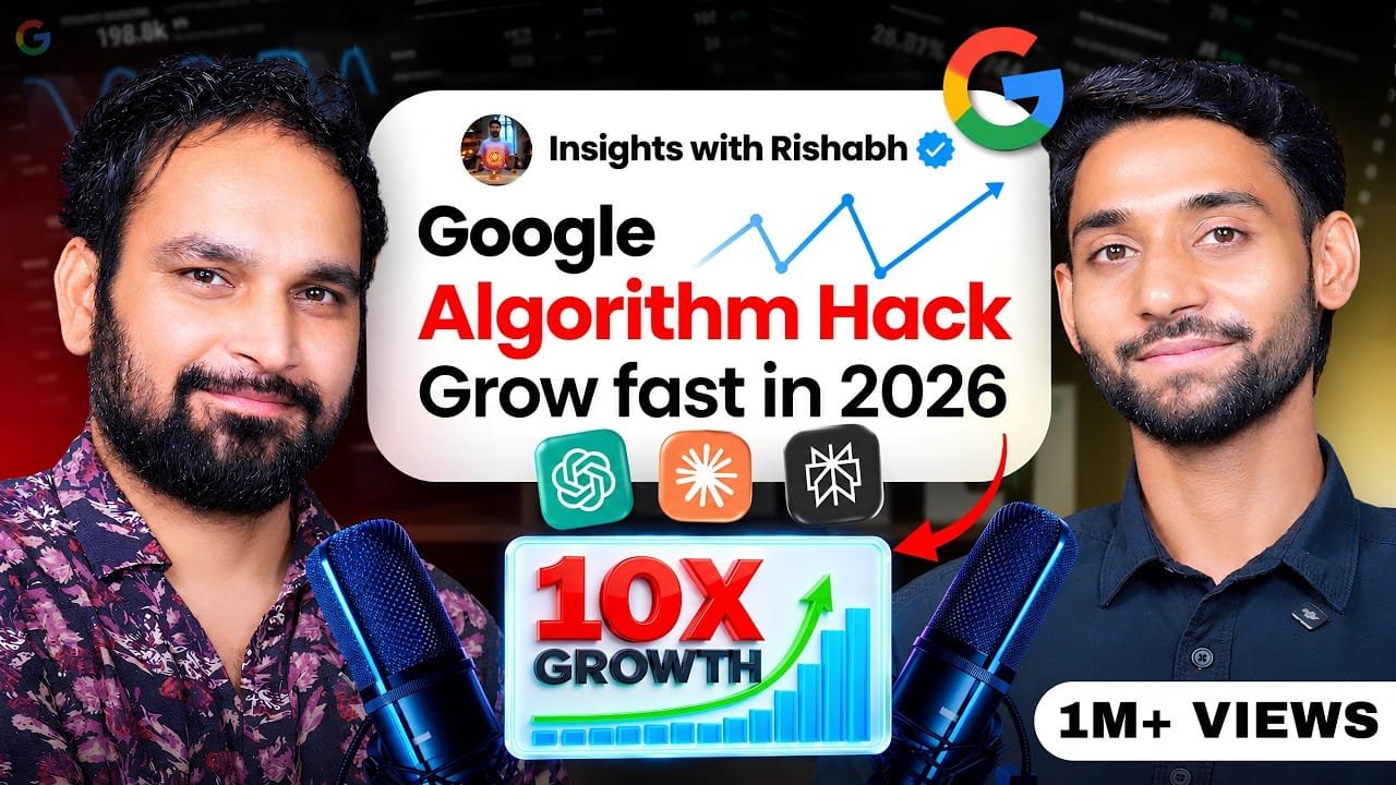 Reality of 5hrs me Website Ranking 😳 || SEO Secrets behind Rankings in 2026 – Insights With Rishabh