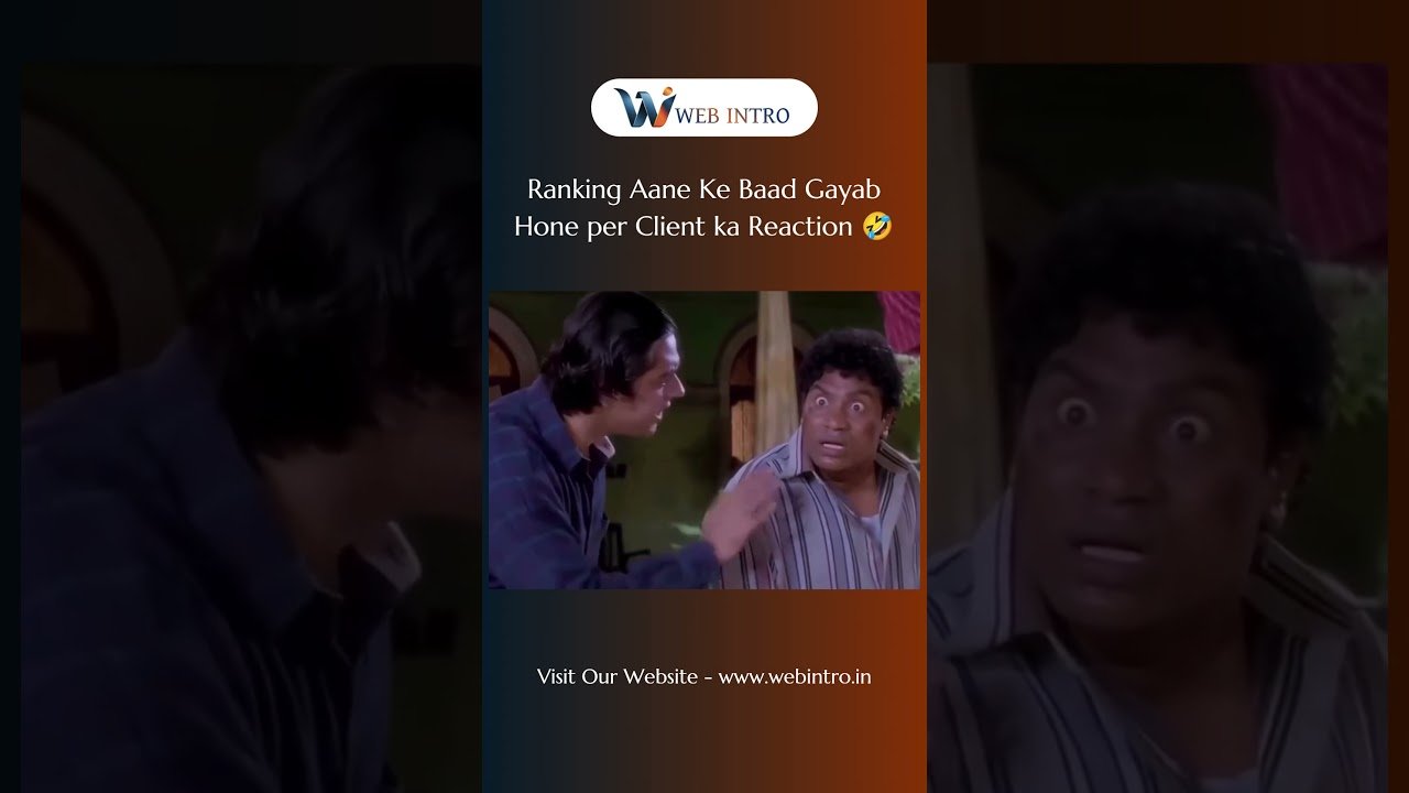 When Your Website Ranking Drop – WEB INTRO