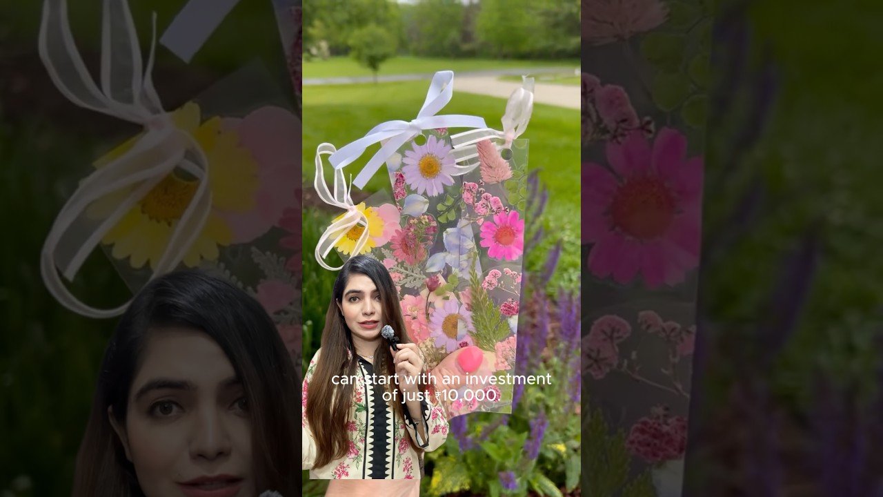 Flower bookmarks business idea #businessideas #businessgrowth #businesstips #startupideas #startup